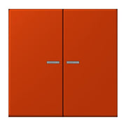 Jung - Abdeckung/Bedienelement für Installationsschalterprogramme Wippe mit Lichtleiter LC 102 KO5 244 rouge vermillon 59