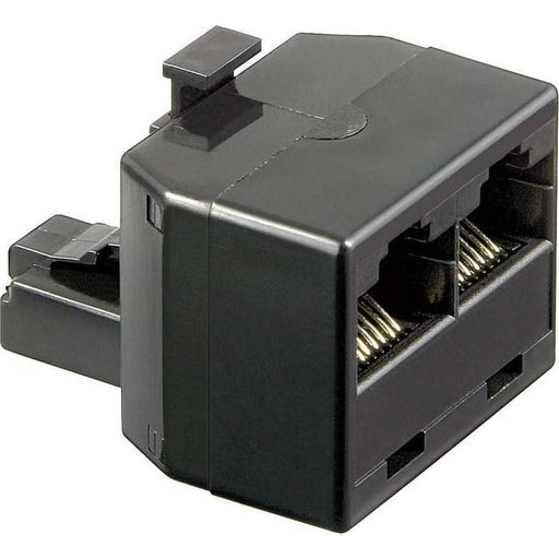 Goobay - Kommunikationstechnik-Adapter ISDN T-Adapter 50584 sw,St/Bu − 10 Stück