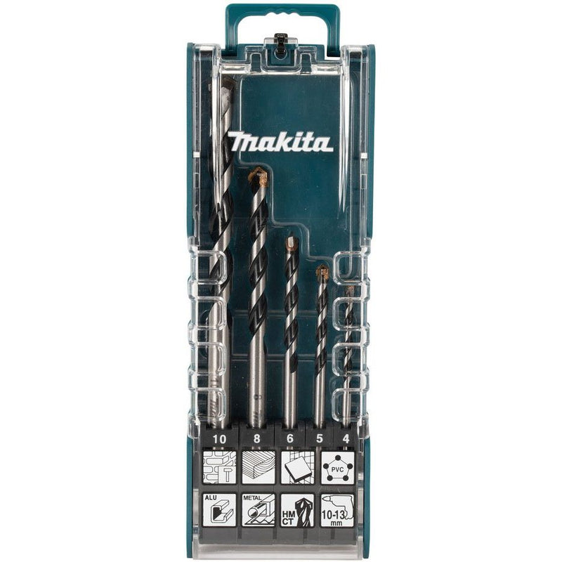 Makita - Bohrer TCT Multibohrer Set 5-tlg. E-14255 Set 5-tlg