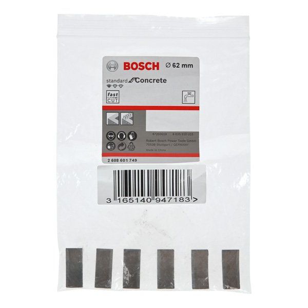 Bosch - Bohrkrone Segmente für PRO 2608601749 Diamantnassbohrkrone