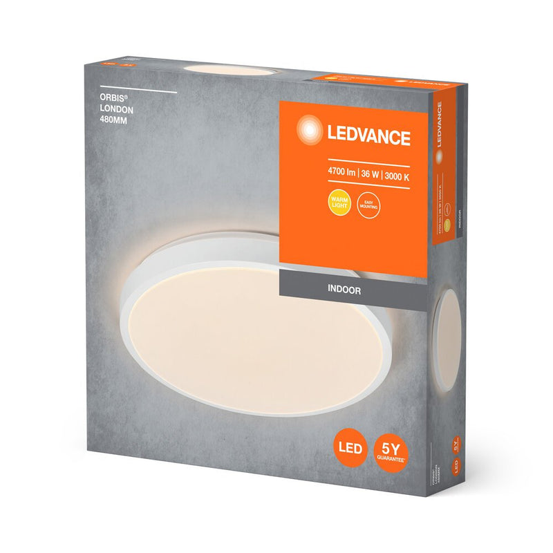 Ledvance - Decken-/Wandleuchte LED-Deckenleuchte Orbis #4058075829220 3000K, weiß