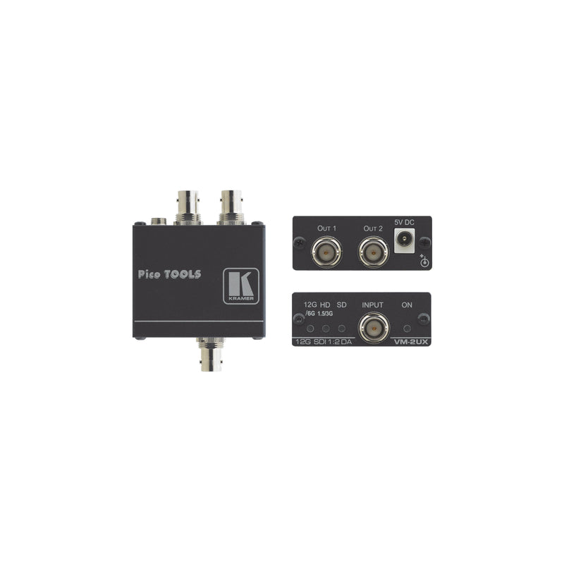 Kramer - Audio/Video-Funksystem 4K Verteilverstärker VM-2UX 1:2 f.12G SDI