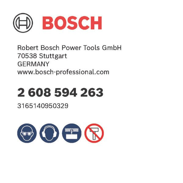Bosch - Zubehör/Ersatzteile für Lochsägen und Bohrer Verlängerungsstange 300 2608594263 mm/ 12-Zoll und PC
