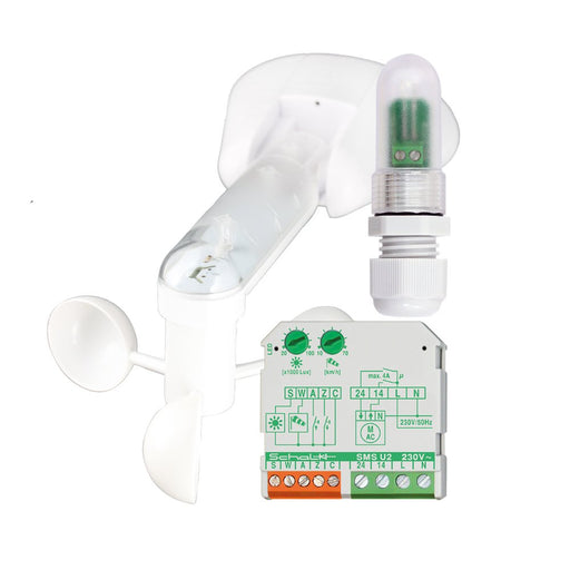 Kaiser Nienhaus - Sensor für Jalousie/Zeitschaltuhren Sonnen-/Windsteuerung 336900 für die UP-Dose