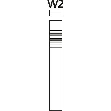 HellermannTyton - Befestigungsschelle für Kabel/Rohre Befestigungsschelle SNP1-POM-WH-C1 − 100 Stück