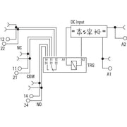 Weidmüller - Schaltrelais TRZ 12VDC 2CO Termseries − 10 Stück