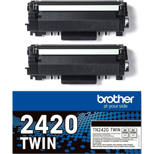 Brother - Verbrauchsmaterial für Telefax/Drucker/MFC Toner TN-2420TWIN TWIN Pack 2xTN-2420