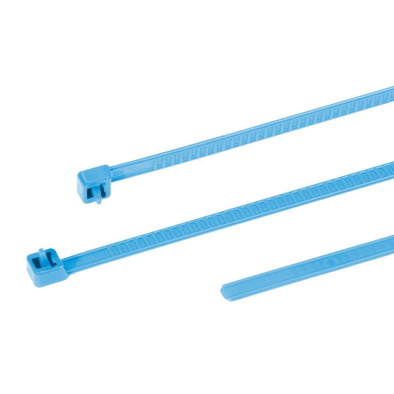 HellermannTyton - Kabelbinder LR55R-PA66-BU-Q1 4,8x196 blau