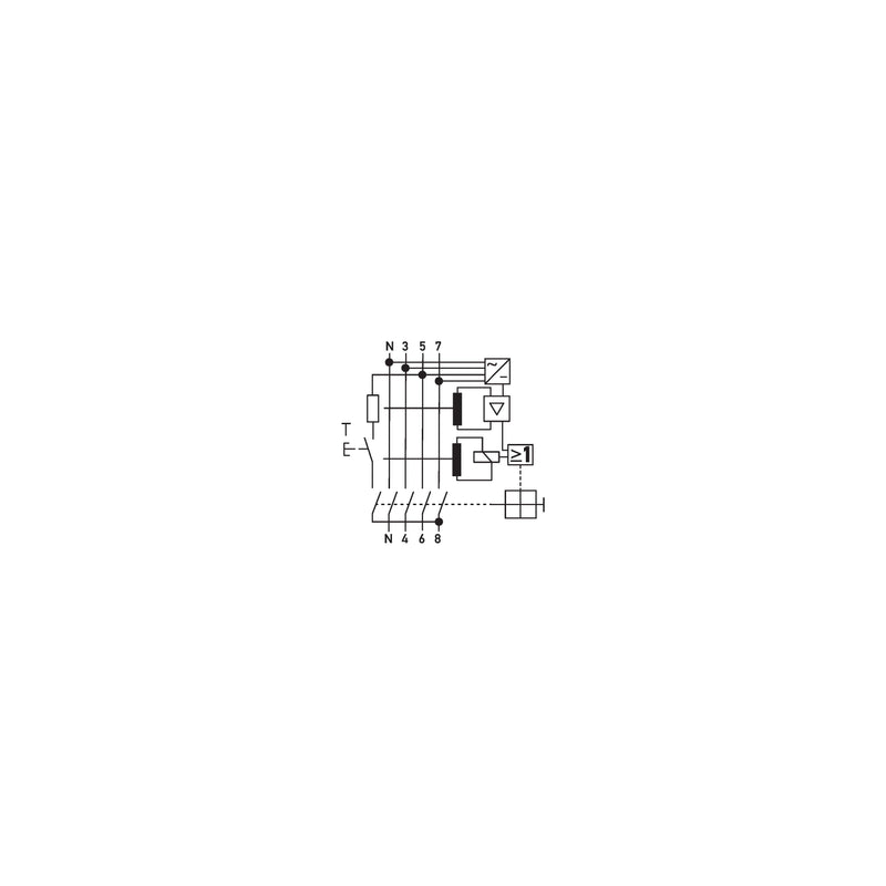 Doepke - Fehlerstrom-Schutzschalter mit Zusatzeinrichtung Fehlerstromschutzschalter DFS 4063-4/0,03-EVHD