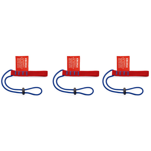 Knipex - Sicherheitshalteleine Werkzeug-Sicherungssystem 00 50 02 T BK 3 Stück