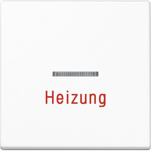 Jung - Abdeckung/Bedienelement für Installationsschalterprogramme Wippe Aufs.Heizung/Notsch. A 590 H WW für Kontrollschalter
