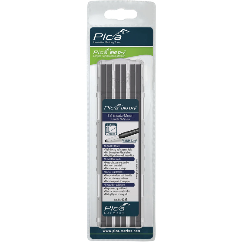Pica-Marker - Markierungsstift Ersatzminen-Set 6051 ANILINE − 5 Stück