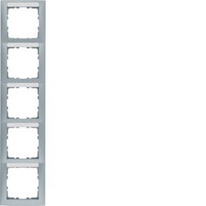Berker - Abdeckrahmen Rahmen 5fach alu 10159959