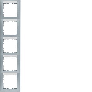 Berker - Abdeckrahmen Rahmen 5fach alu 10159959