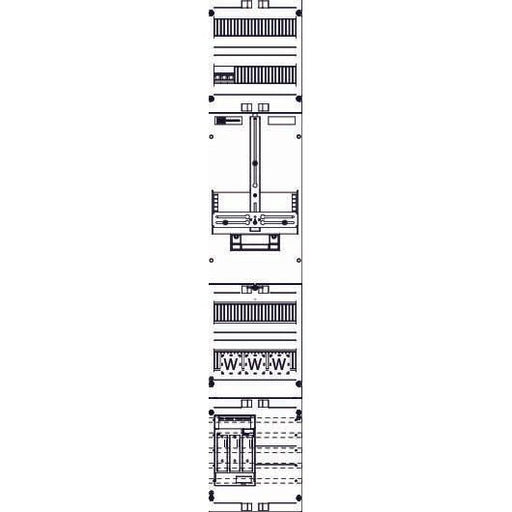 ABN - Zählerfeld Zähler-Wandlerfeld ZW19X430N 80A SAS-40mm/MPL