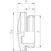 Jacob - Verschlussschraube 10.2515 PAV M25x1,5 − 100 Stück