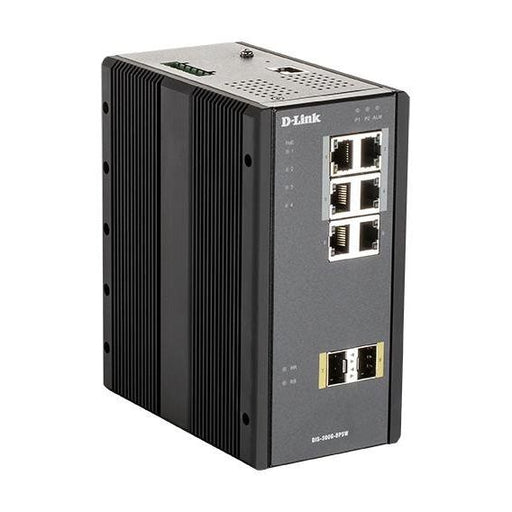 DLink - Netzwerk Switch 8-Port Gigabit Ind.Switch DIS-300G-8PSW managed Layer2 PoE