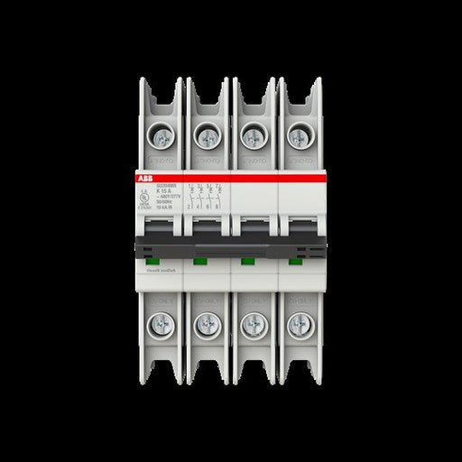 ABB Stotz S&J - Leitungsschutzschalter Sicherungsautomat SU204MR-K15 10kA, 15A, 4P, RTT