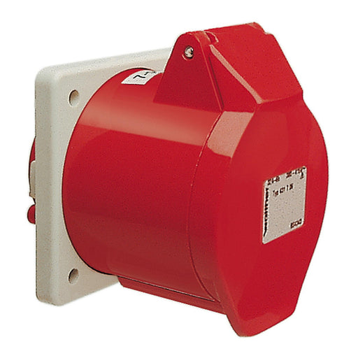 Walther Werke - CEE-Anbausteckdose (IEC 60309) Anbaudose gerade 32A 431707 7P 500V 7h IP44
