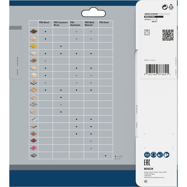 Bosch - Kreissägeblatt PRO Construct Wood 2608641200 Kreissägeblatt 184 x