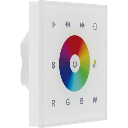 EVN Lichttechnik - Steuergerät für Leuchten DMX RGBW-Controller Panel DMX-WP-RGB+W-ws für Wandeinbau