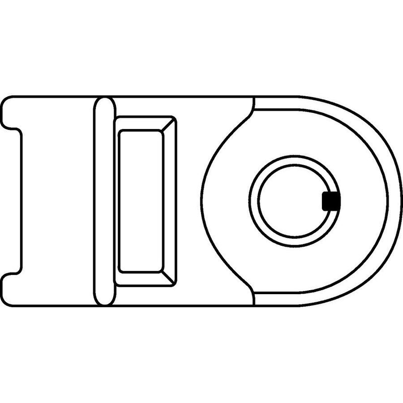 HellermannTyton - Befestigungssockel und -element für Kabelbinder Kabelhalter HDM25 − 100 Stück