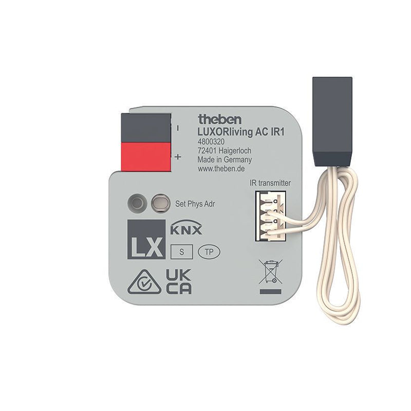 Theben - Bussystem-Systemschnittstelle/Medien-Gateway Split Unit Gateway LUXORliving AC IR1