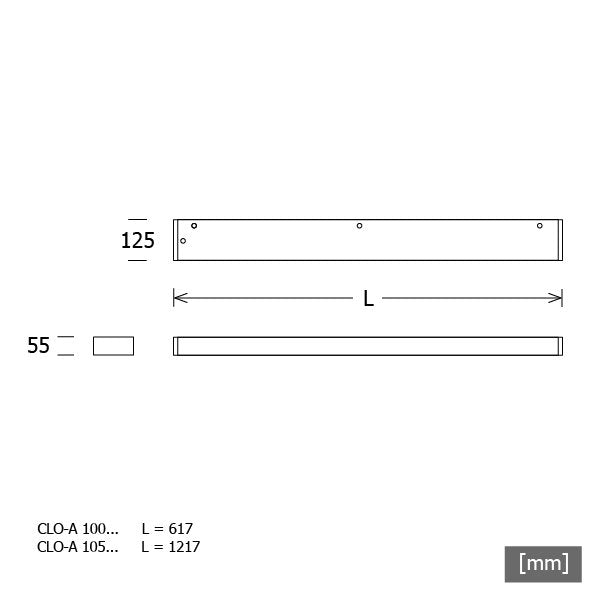 LTS Licht&Leuchten - Decken-/Wandleuchte LED-Deckenleuchte CLOA105.1217.840DAsi 840, DALI, si