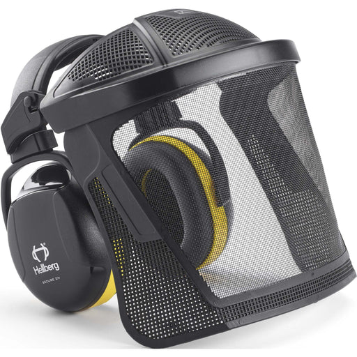 Hellberg - Set Persönliche Schutzausrüstung PSA SECURE 2H Nylongitter 44202-001 Visier-Muff-Kombi