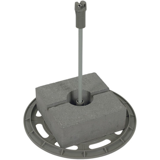 DEHN - Distanzhalter für Blitzschutz DEHNiso-DLH-Set DIDLH 8 H295 D300 BS mit Grundplatte