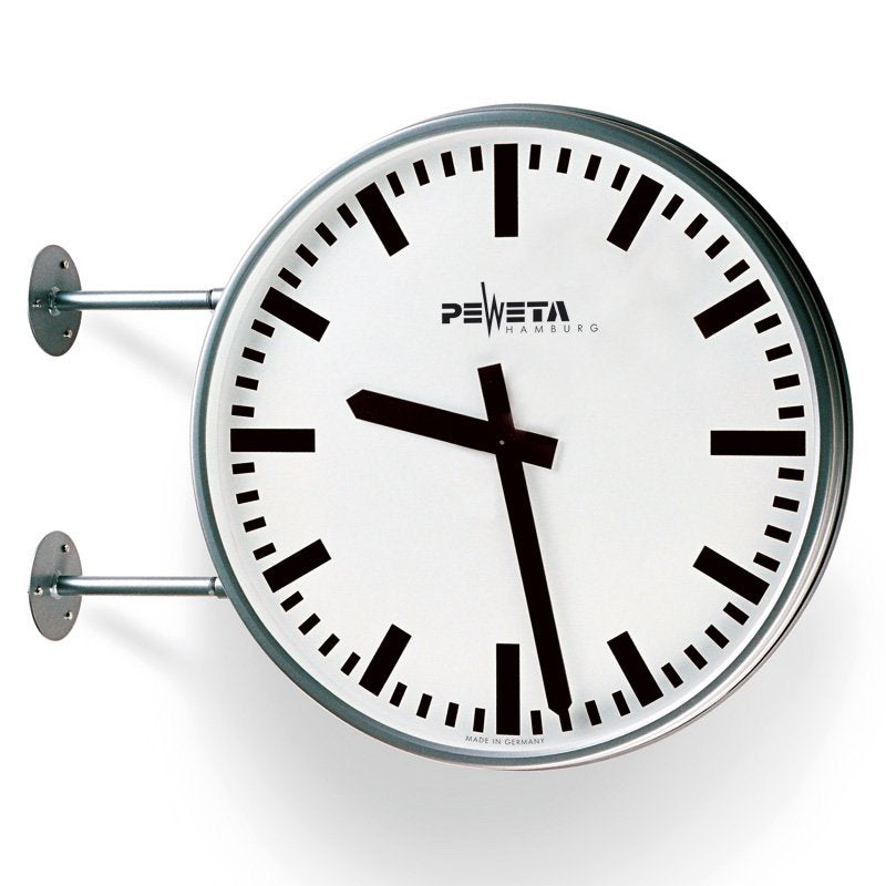 Peweta - Uhr Außenuhr als Funkuhr 52.732.522 230V,D=546mm