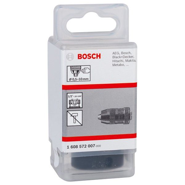 Bosch - Bohrfutter Schnellspannbohrfutter bis 1608572007 10 mm, 1/2-Zoll - 20
