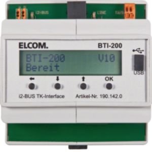 Elcom - Zubehör/Ersatzteile für Telefonanlagen TK Interface BTI-200 i2-BUS