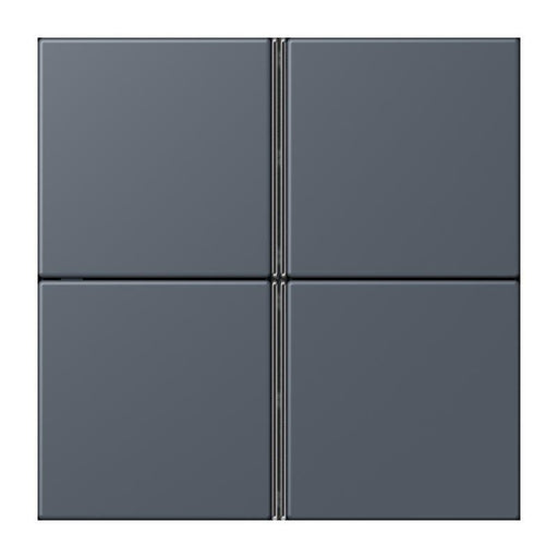 Jung - Abdeckung/Bedienelement für Installationsschalterprogramme Tastensatz 4fach LC 404 TSA 262 gris fonce 59