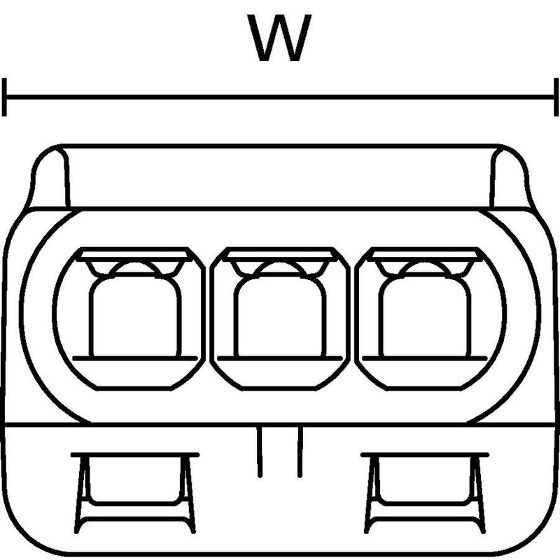 HellermannTyton - Steckklemme HelaCon Releasable HCR-5-PC-CL (50) Verbindungsklemme − 50 Stück
