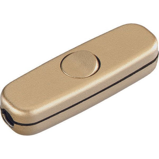 Bachmann - Schnurschalter/-dimmer Schnur-Zwischenschalter 924.046 gold