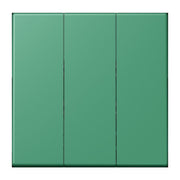 Jung - Abdeckung/Bedienelement für Installationsschalterprogramme Wippe 3fach LC 993 BF 250 vert 59 (4320G)