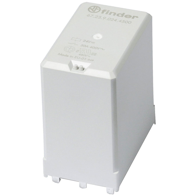 Finder - Schaltrelais Printrelais 67.23.9.024.4500 2S, max 50A − 10 Stück