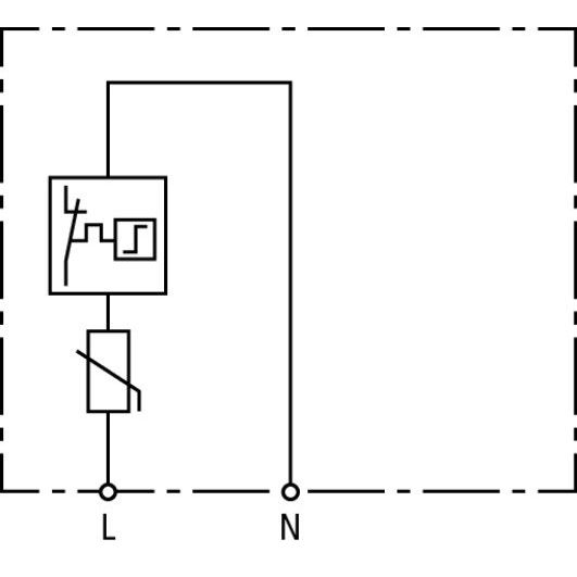 DEHN - Überspannungsableiter für Energietechnik/Stromversorgung Überspannungs-Ableiter DCOR L 1P 320 Typ 2 DEHNcord