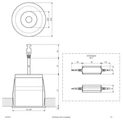 EVN Lichttechnik - Downlight/Strahler/Flutlicht LED Downlight mit Netzteil C44070925 dimmbar, IP44