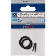 Bosch - Steckschlüsselset Set mit Haltering und 2608003064 Stift für PRO Impact
