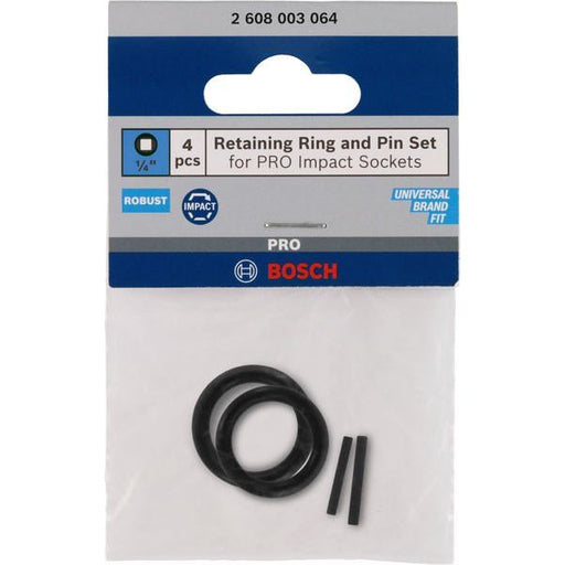 Bosch - Steckschlüsselset Set mit Haltering und 2608003064 Stift für PRO Impact