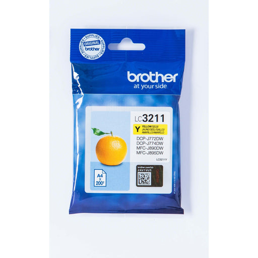 Brother - Verbrauchsmaterial für Telefax/Drucker/MFC Tintenpatrone LC-3211Y gelb