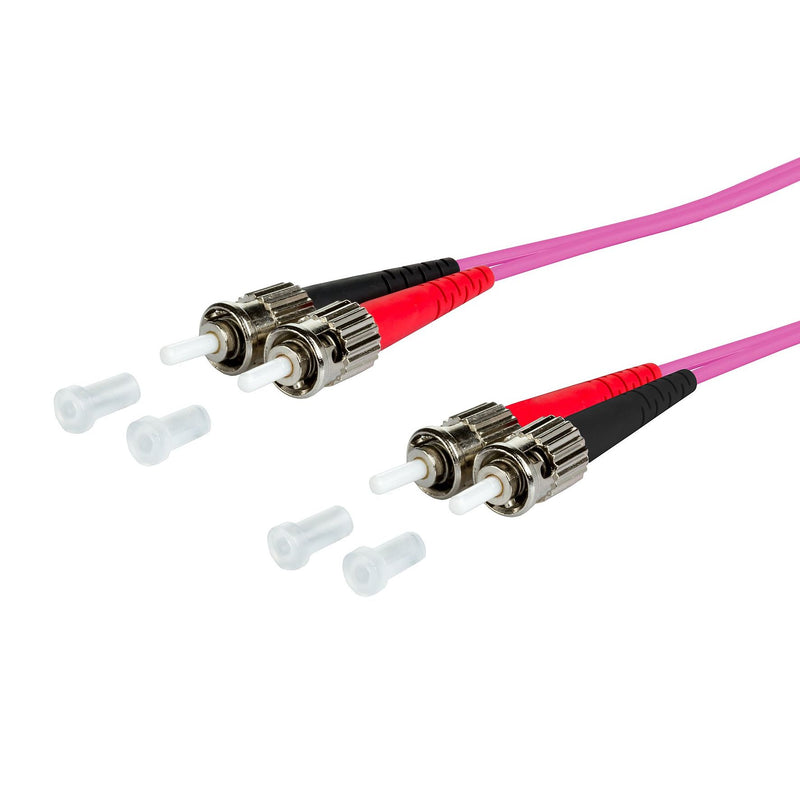 Metz Connect - Patchkabel LWL Duplexkabel ST/ST 151S1AOAO20E 50,0 OM4 2m
