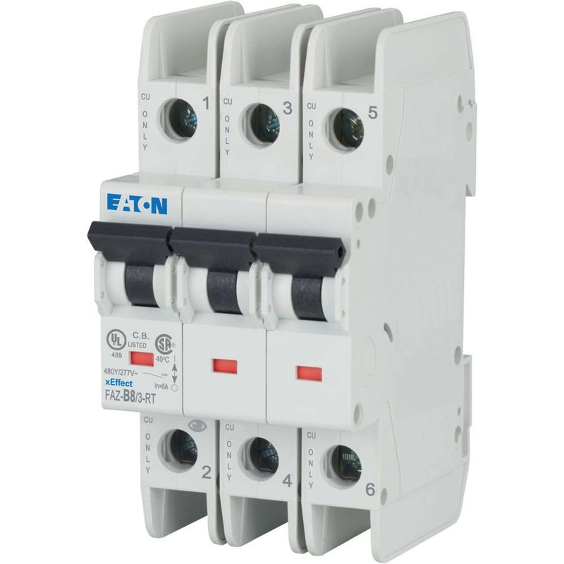 Eaton - Leitungsschutzschalter 3p. FAZ-B8/3-RT 8A Charakt.: B