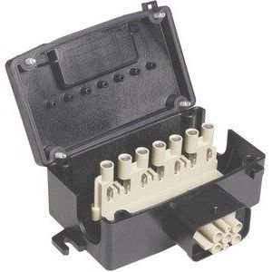Harting - Installationskleinverteiler Energieverteiler 1xHan 09120084804 Q4/2 Buchseneinsatz