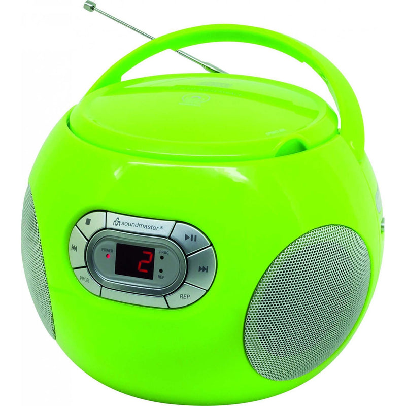 Soundmaster - Radio-Recorder CD-Boombox SCD2120GR gn UKW,Hörbuchfunktion − 2 Stück