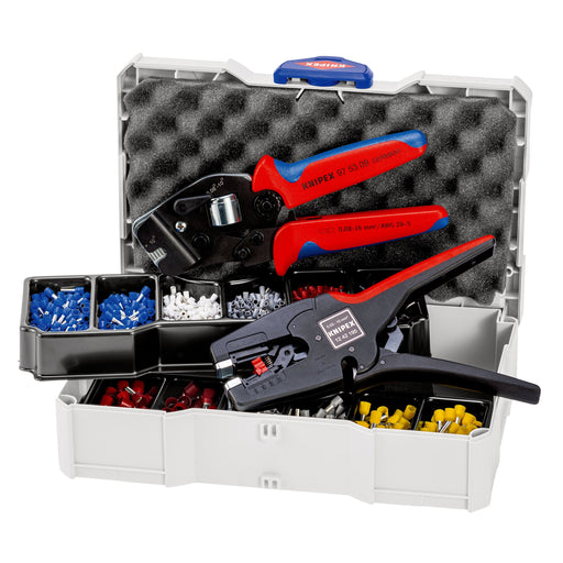 Knipex - Sortimentskasten für Anschluss- und Verbindungstechnik Crimp-Set 97 90 17 0,5 - 16qmm
