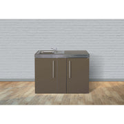 Stengel - Mini-Küche Miniküche Premiumline MPMM120IKFreBli Mokka metallic