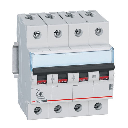 Legrand - Leitungsschutzschalter Legrand 404243 C40A 3-polig+N 10kA